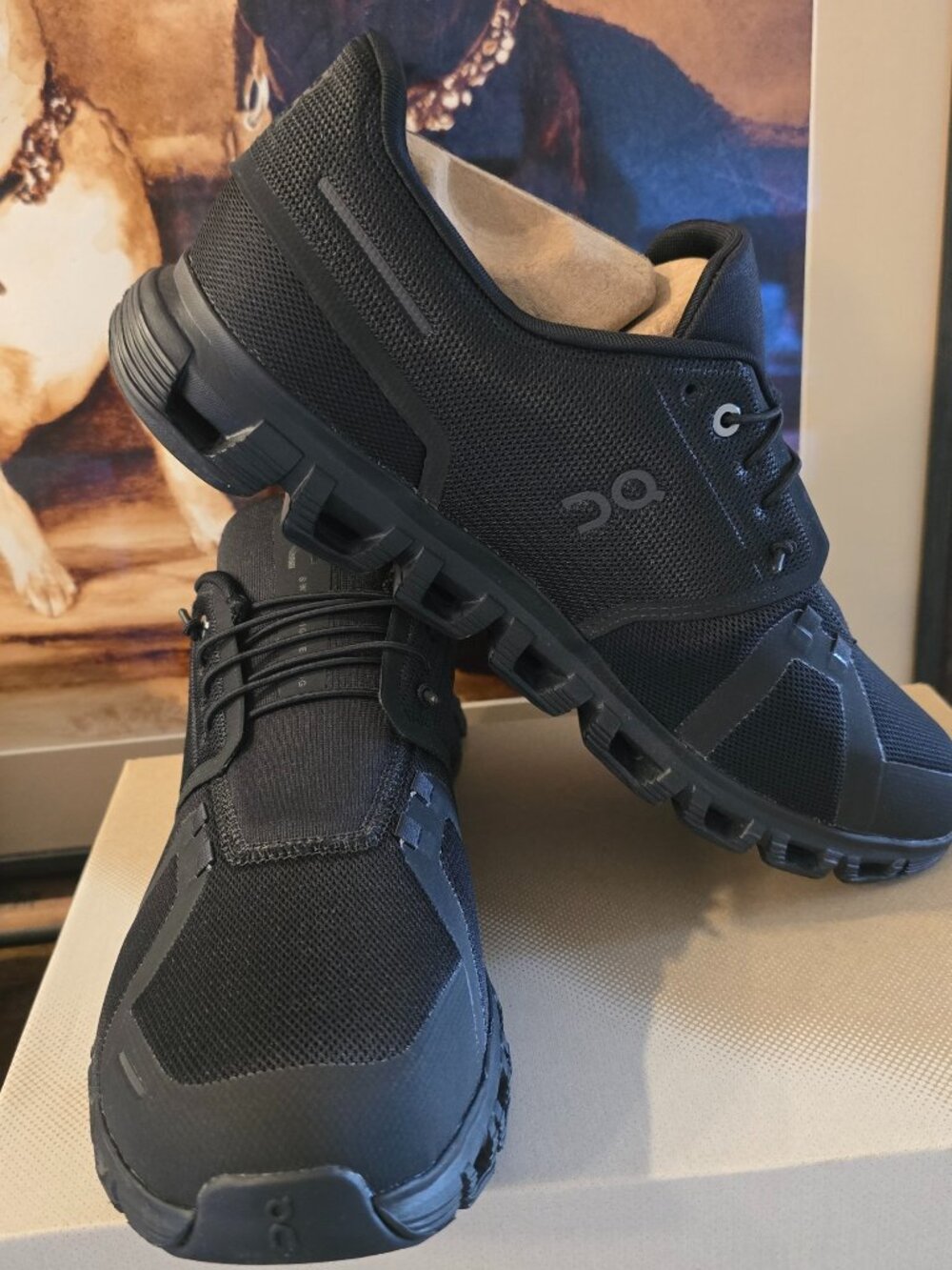 ON Cloud 6 Black / Eclipse Light Weight Running Shoe 3MF10070106 Men's Sz 13 US